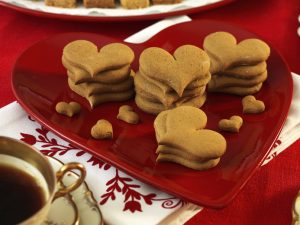 Pepparkakor små/mini hjärtan